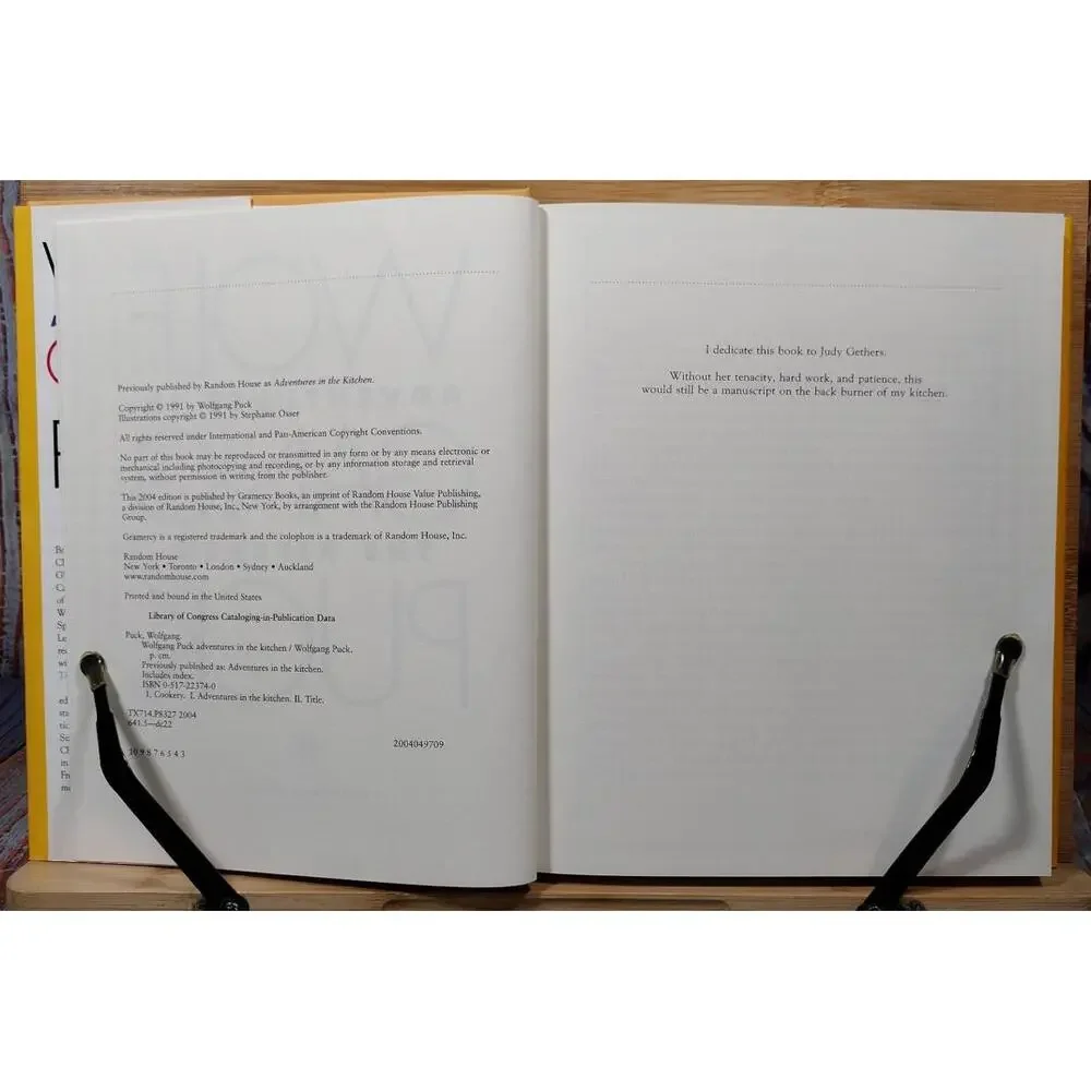 Wolfgang Puck:‎ Adventures in the Kitchen - Hardcover Cookbook